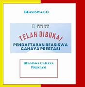 Beasiswa Cahaya Prestasi S2